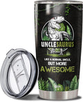 Unclesaurus Tumbler Cup With Lid Travel Mug 20Oz Insulated Stainless Steel Thermos Gift Idea Birthday Christmas Presents For 