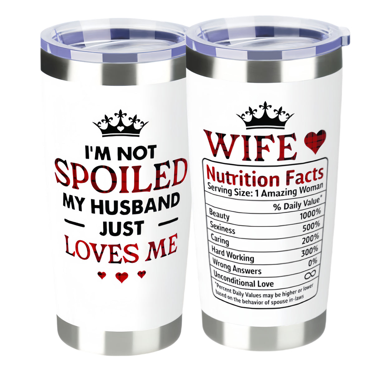 【Wife swig Tumbler】Gifts for Wife from Husband - Wedding Anniversary for Women, Birthday, Valentines, Mothers Day, Christmas 