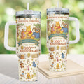 Winnie Pooh 100Th Anniversary Tumbler 40Oz, Pooh And Friend Tumbler, Disney Winnie The Pooh 100 Years Tumbler, Pooh Friends F