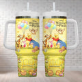 Winnie The Pooh 100th Anniversary Tumbler 40oz, Disney 100 Years Friendship Water Tumbler, Disney Pooh Honey Lover Cup, Summe
