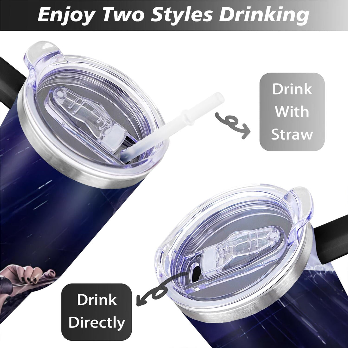 40oz Wednesday Girl Stainless Steel Tumbler with Lid and Straw,Wednesday Stuff Merchandise Spill Proof Travel Cup Double Wall