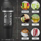 Funny Gifts For Men - That's What I Do I Fix Stuff and I Know Things Cup - 30oz Insulated Tumbler with Handle - Cool Fathers 