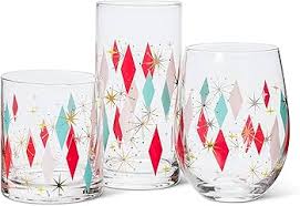 Abbott Collection Home 27 Bowlerama Of Diamond Tumbler 3 Inches High